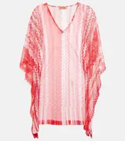 [Missoni Mare] Missoni Mare Zig-zag knit kaftan AU 10 red