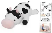 Weighted Stuffed Animals Weighted Plush Toy 4.2lb Cute Hugging Dolls 24" Cow