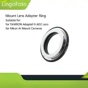 Mount Lens Adapter Ring for TAMRON Adaptall II AD2 Lens for NiKon F AI Mount Cam