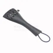 Aluminum Alloy 3/4 4/4 Violin Fiddle Tailpiece w/ Tailgut Tailcord 4 Fine Tuners