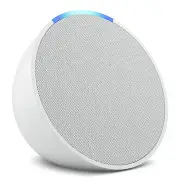 Amazon Echo Pop Compact Smart Speaker - Glacier White
