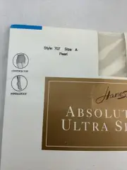 Hanes Absolutely Ultra Sheer Control Top Pantyhose Size A Pearl #707