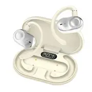 AI Translation Earbuds Real Time 144 Languages,3-in-1 Open Ear Wireless Bluetooth Translator Earbuds,White