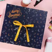 2025 Empty Advent Calendar Box 24 Grids Adults Made Your Own Advent Calendar DIY (Blue)