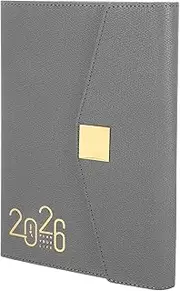 KALLORY Daily Planner 2026 Journal for Business and Learning Portable Yearly Planner Elegant Writing Notepad for Travel and Office
