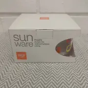 Destination PSP Sun Ware Atomic Acrylic Old Fashioned Glasses - Orange Set of 4