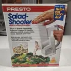 Vtg NEW in BOX Presto Salad Shooter Electric Slicer/Shredder ~ White 02910
