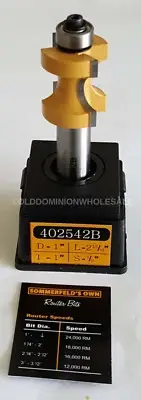 NEW Sommerfelds Tools for Wood 402542B Bull Nose With Bearing Router Bit
