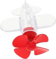 Mipcase Colored Lights Light up Airplane Decor Car Decorations Interior Motorcycle Decorations Wind Power Generation Light Decoration for Car Dashboard Decorations Airplane Model Plastic