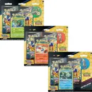 POKEMON TCG - 3 X Crown Zenith Pin Collection Set of 3 - New & Sealed