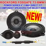 ROCKFORD FOSGATE POWER T3-BMW1 4" COMPONENT SPEAKERS FOR SELECT BMW 2010 - UP