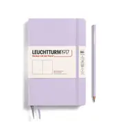 Notebook Paperback Hardcover, Plain, 219 Numbered Pages (Lilac) - B6+