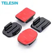 Telesin Adhesive Mount Pack for Action Cameras - 2 x Curved + 2 x Flat