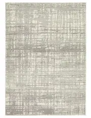 [Rug Culture] Mirage Ashley Abstract Modern Rug in Silver Grey