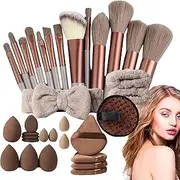 Make up Brushes - Powder Blush Blending Eyeshadow Brushes Sets | 33 Pieces Makeup Kit, Professional Beauty Kit With Portable Travel Features For Women Artists, Ensuring Compatibility