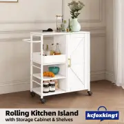Kitchen Island Trolley Rolling Utility Portable Serving Cart Storage on Wheels