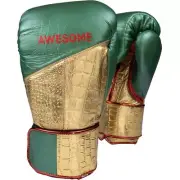 AWE Boxing BTBA Green/Gold Training Gloves