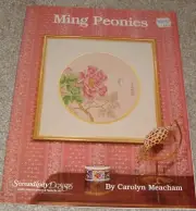 Serendipity Designs 'Ming Peonies' Counted Cross Stitch Pattern - New