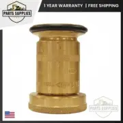 BFN150 Dixon Valve 1-1/2" NPSH Brass Fire Hose Nozzle 175 PSI for Firefighting