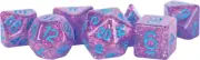 MET683 16mm Resin Flash Dice Poly Set: Purple (7)