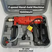New Diamond Core Drill Concrete Hand-Held Machine Wet Dry Drilling 3 speed 1500W