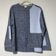 Wonder Nation Boys Sweater Size XL (14). NWT! Gray & Black Color Block Sweater.