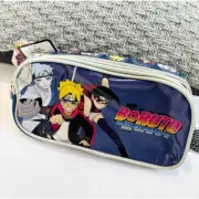 Official Boruto-Naruto Next Generations Two Compartments Pencil Case Blue
