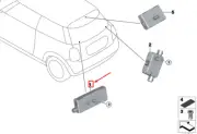 MINI CLUBMAN F54 Antenna Amplifier 9338153 65209338153 NEW GENUINE