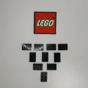 LEGO 2 x 3 Plate BLACK (x10) 3021 NEW REPLACEMENT PARTS