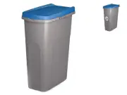 Waste Bin Ecosystem 40 Liters Lid Azure Stefanplast