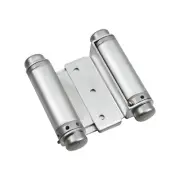 Rok 2 Pack 3" Satin Chrome Double Action Steel Spring Saloon Swing Door Hinge
