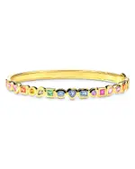Ippolita 18K Rock Candy Mini Caramella Fancy Shape Hinged Bangle Bracelet - Exclusive