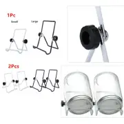 2x_Stainless Steel Sprouting Stands Foldable for Mason Jars Phone iPad Tablet_HQ
