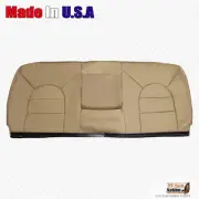 1999 FordF450 F550 Lariat Rear Bench Top & Center Console Leather Seat Cover Tan