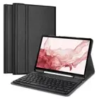 For Samsung Galaxy Tab S7 S9 S10 FE S8 Plus With Keyboard Case Bluetooth Cover