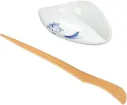 BRIGHTFUFU 1Set Tea Leaf Holder with Scoop Unique Design for Loose Tea Storage and Display for Travel and Everyday Use