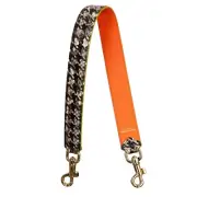 Dolce & Gabbana Leather Shoulder Strap Bag Strap Orange Braun Gold 12819