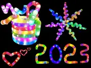 LED Glow in the Dark Tubes Halloween Party Favors Pop Sticks Sensory Fidget Toys
