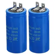 2 Pack CD60 Run Capacitor 200uF/MFD 250VAC 50/60Hz Motor Starting Capacitor