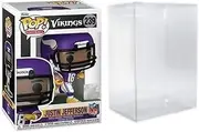 Justin Jefferson (Minnesota Vikings) NFL Funko Pop! Series 11 Vinyl Figure with Eco Tek Protector Case in Stock!
