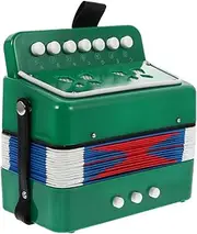 Kisangel Beginner Accordion Toy Key Mini Accordion Educational Musical Instruments for Boys and Girls Comfortable to Play Easy to Learn