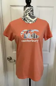 CCC Canterbury Uglies T-Shirt Orange Short Sleeve Womens Size 12 (US Size 8) NWT