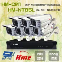 在飛比找PChome24h購物優惠-環名組合 HM-NT85L 8路 數位錄影主機+HM-CM1