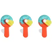 3PK Jemark Portable Hand Held Fan Donut Compact Travel Fan 2414x7cm Assorted