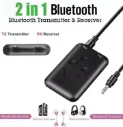 Bluetooth 5.0 Transmitter and Receiver with 3.5mm Audio Input-Out USB Charging