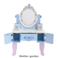 在飛比找誠品線上優惠-【Mother garden】野草莓女孩的夢幻化妝桌組 藍