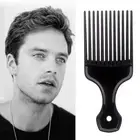 Wide Teeth Fork Hairbrush Plastic Pick Comb Insert Hair Combs Barber