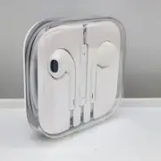 NEW 1 Pair of Apple iPhone Wired Ear Buds Pods, White, Music Headphones