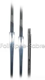 NEW 3 THREE Unwired Bare Competition Electric Fencing Foil Blades no point