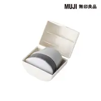 在飛比找momo購物網優惠-【MUJI 無印良品】粉底刷/附盒/60x45x42mm